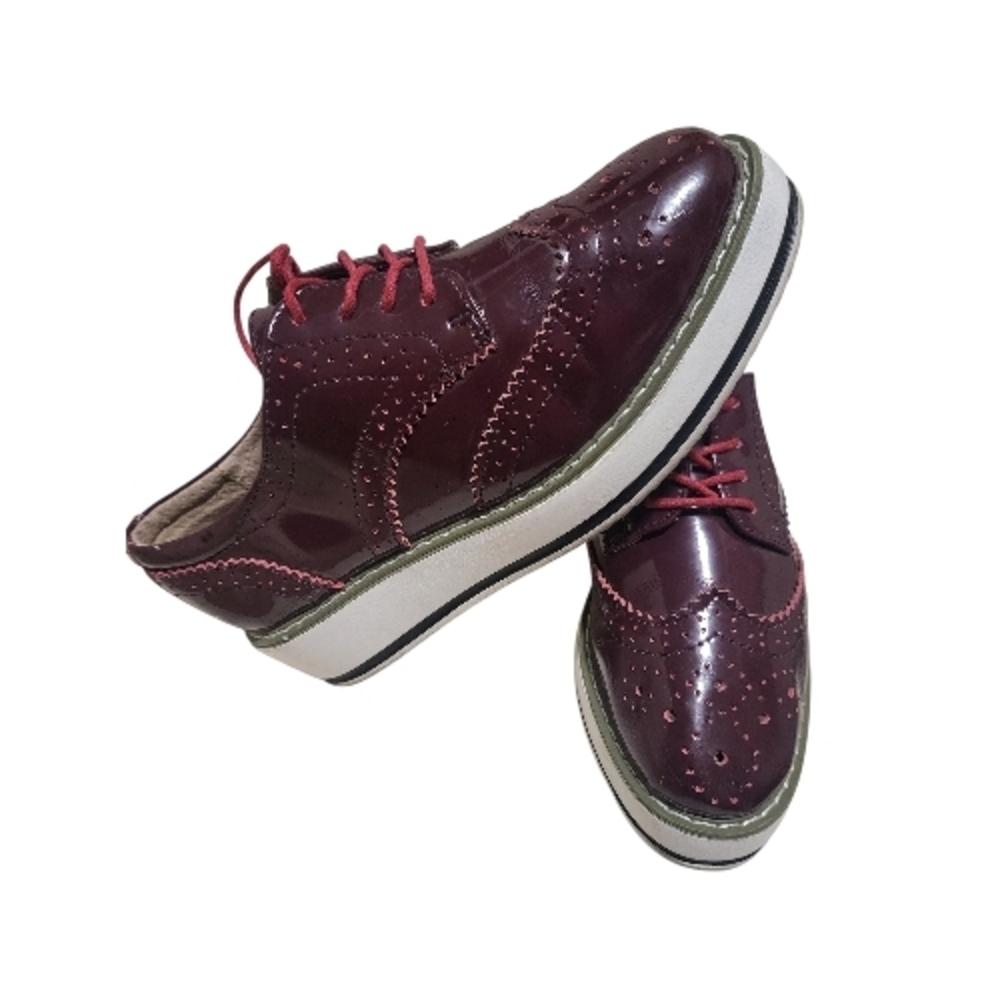 Elegant Burgundy Oxford Shoes